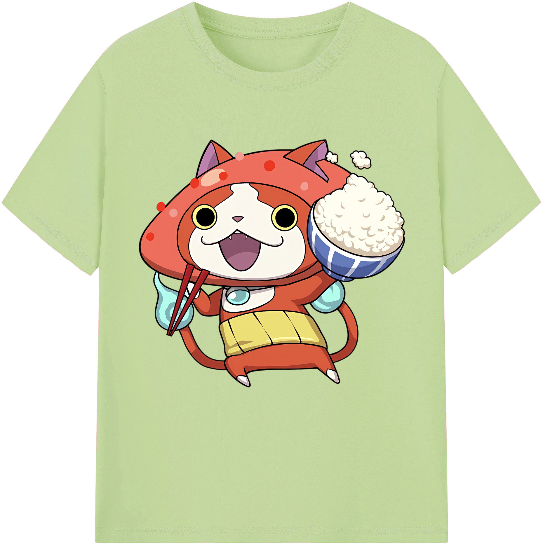 （画像用） 妖怪ウォッチ Yo-kai Watch 綿100％半袖Tシャツ（フロントプリント）